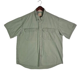 CABELAS "Safari Series" Casual Button Down Shirt Mens Size XXL